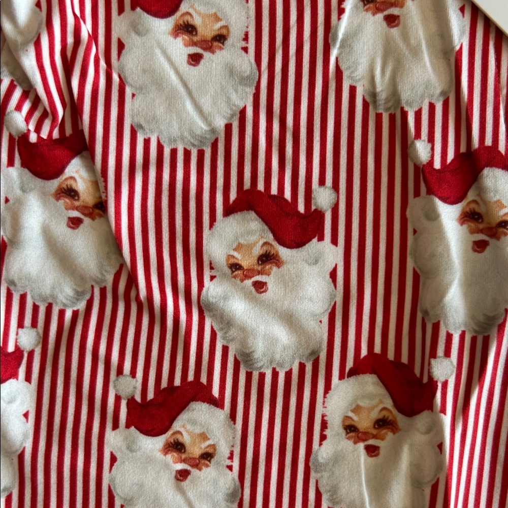 NWT - Mary Square Santa Baby PJ Onesie size 6-12 months - Picture 3 of 5